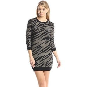 French Connection Tiger Stripe Sweater Dress
